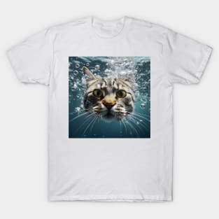 Underwater Cat T-Shirt